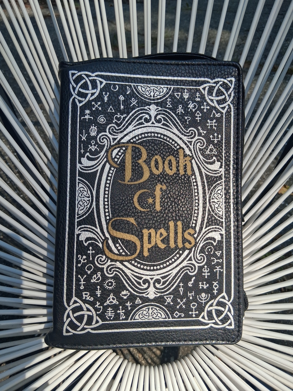 Spirit Halloween Book Of Spells Witch Crossbody Bag With Chain